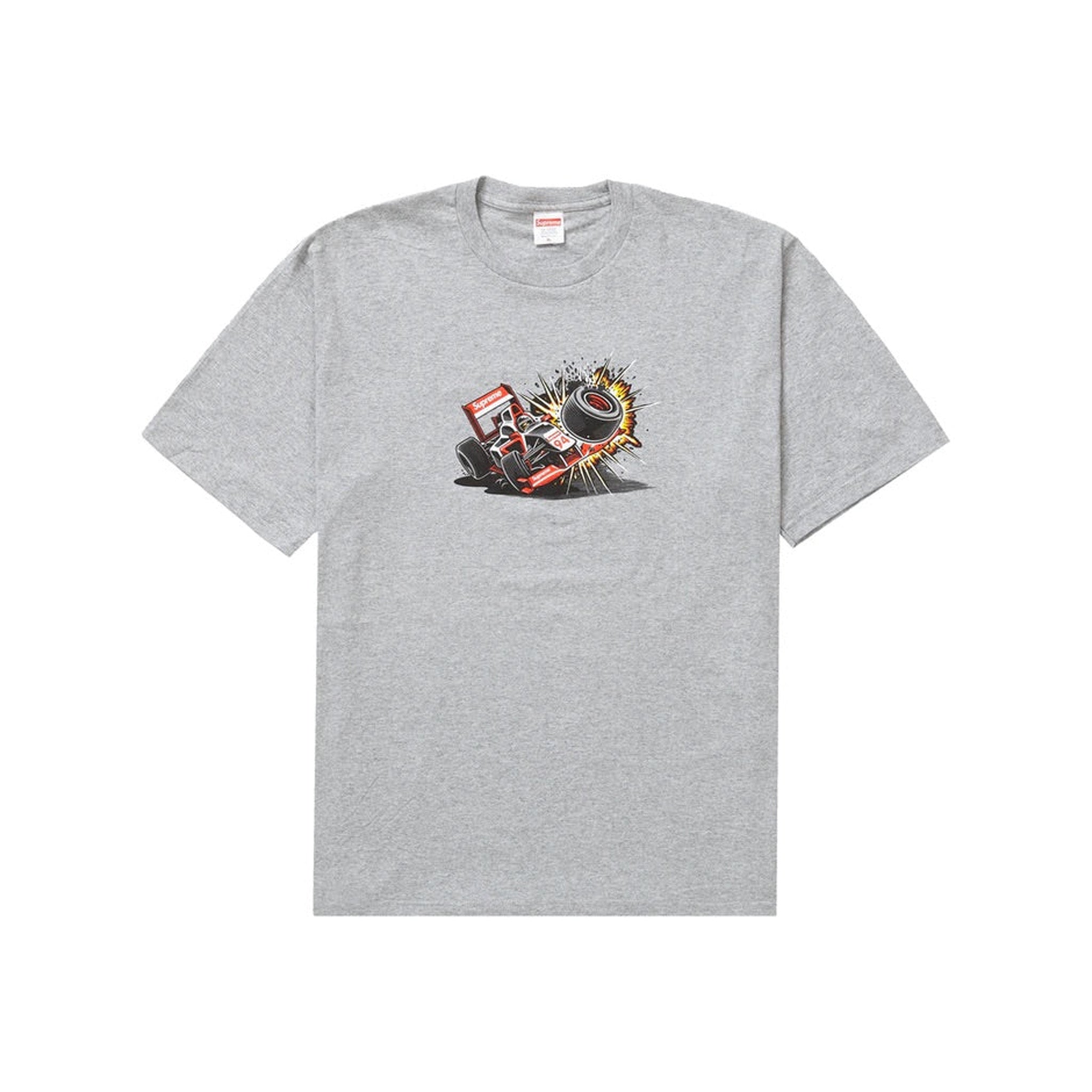 Supreme Crash Tee Heather Grey (FW21) – STEALPLUG KL