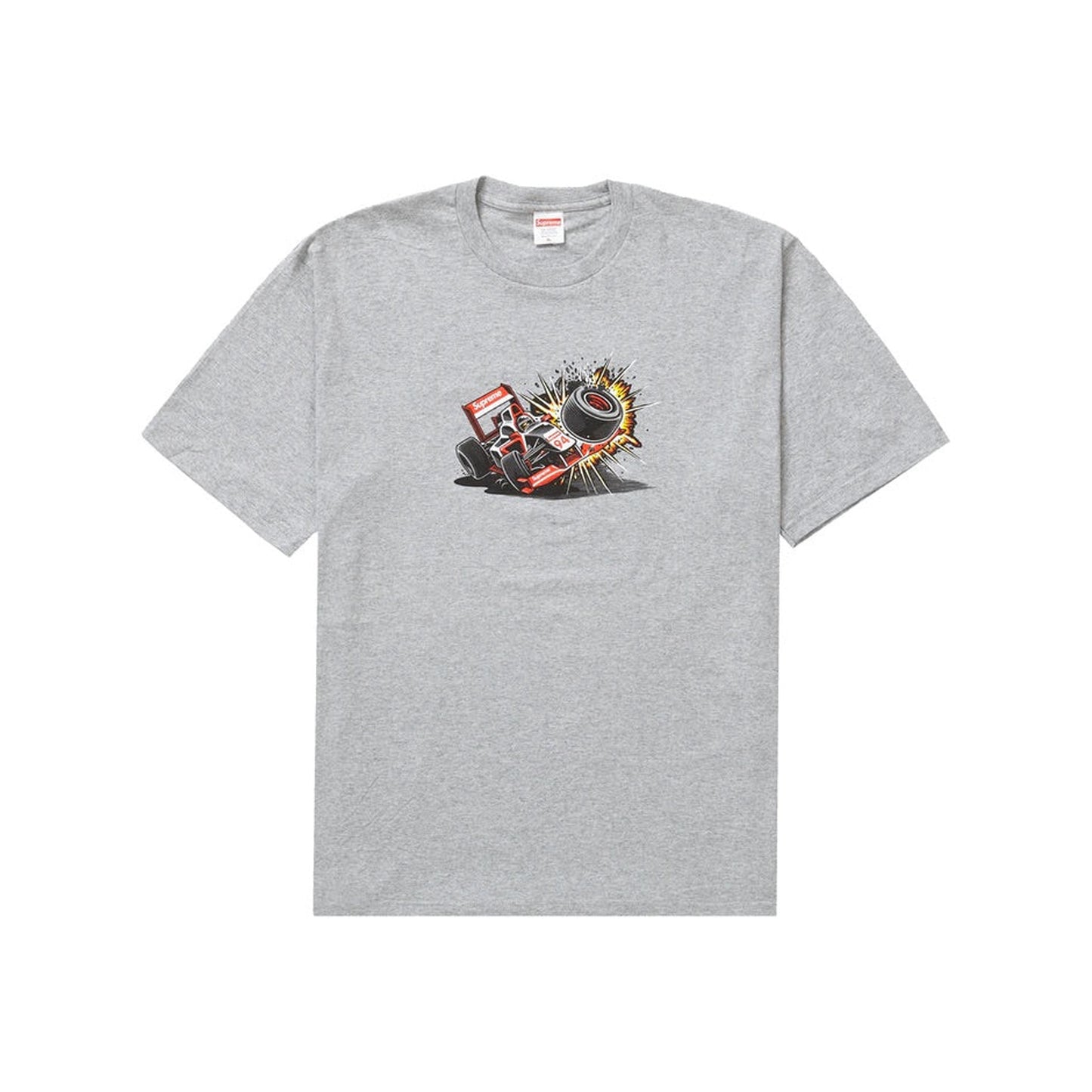 Supreme Crash Tee Heather Grey (FW21)