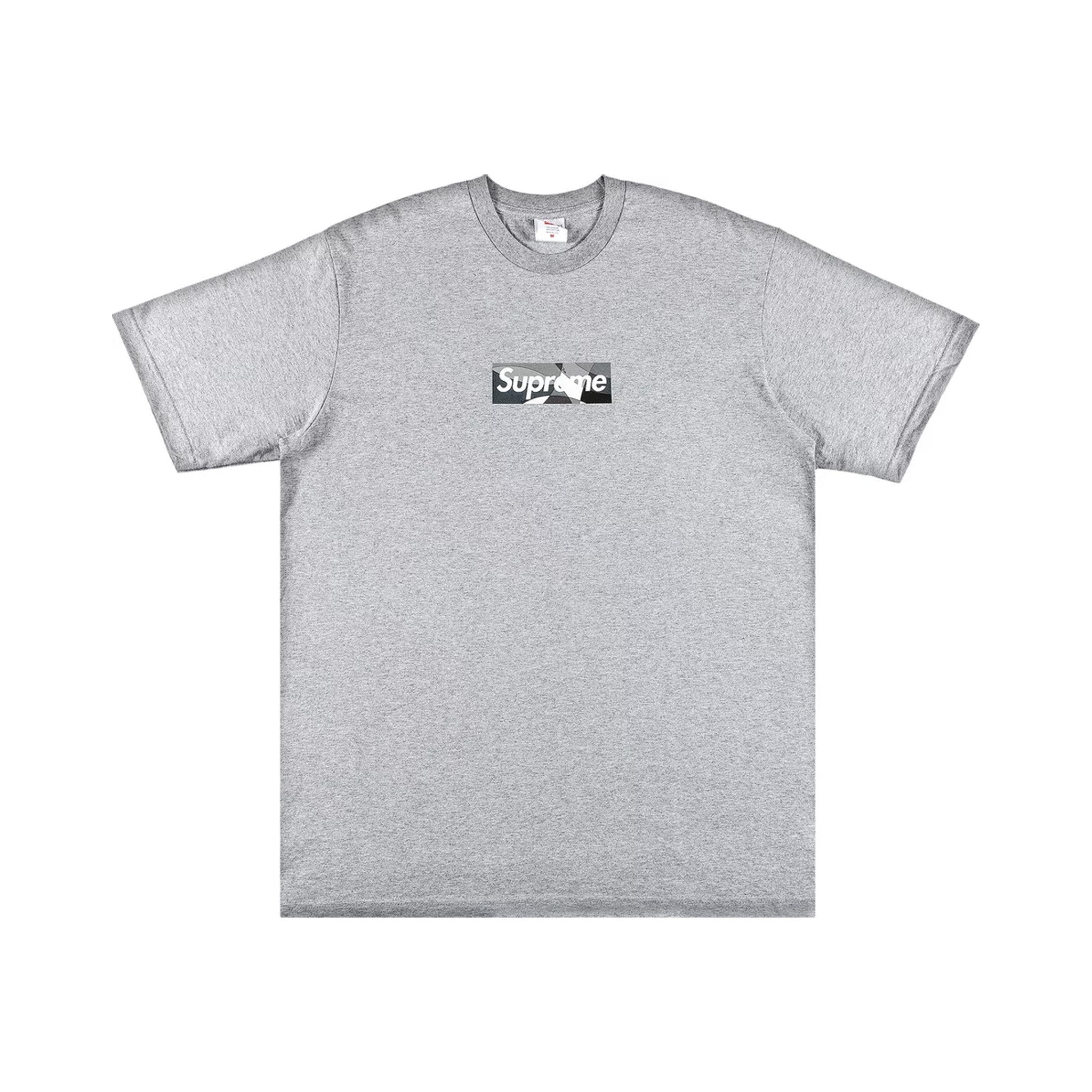 Supreme Emilio Pucci Box Logo Tee Grey/Black (SS21) – STEALPLUG KL