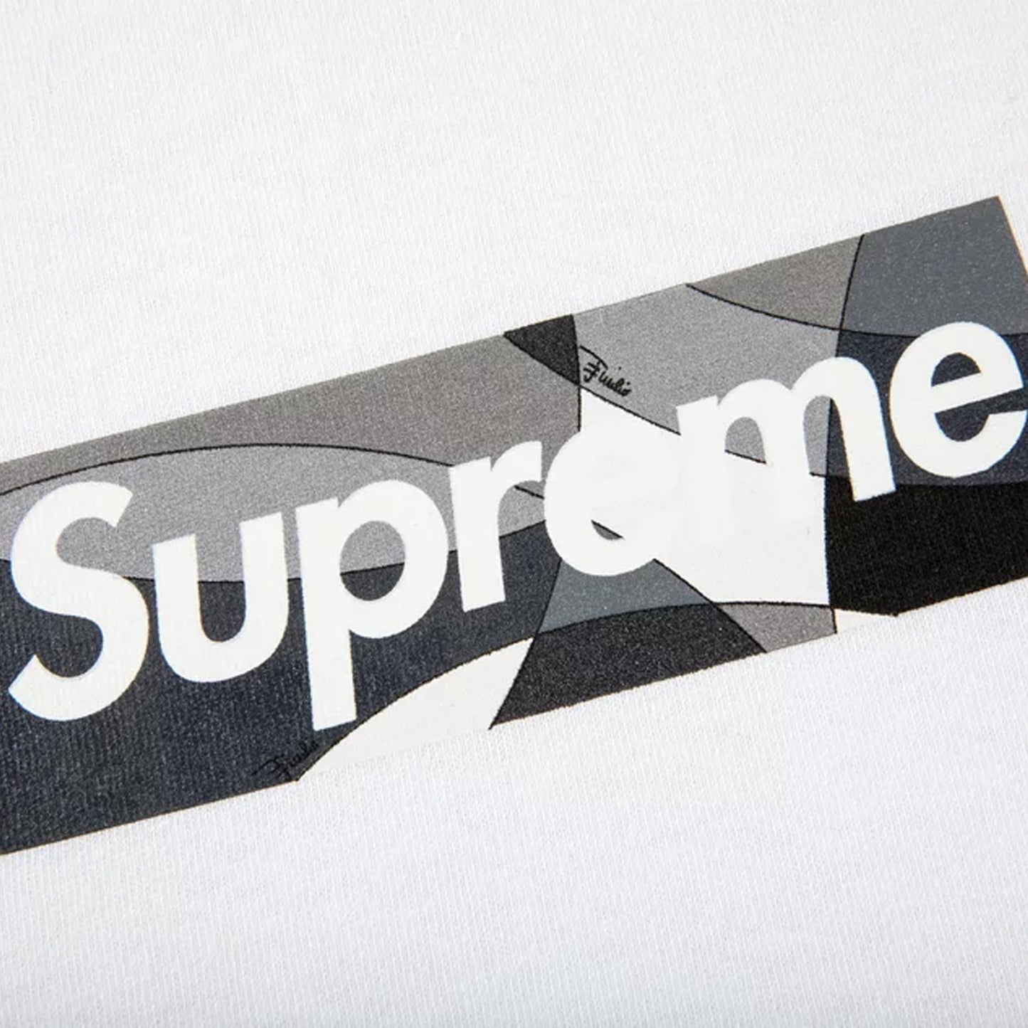 Supreme Emilio Pucci Box Logo Tee White/Black (SS21)