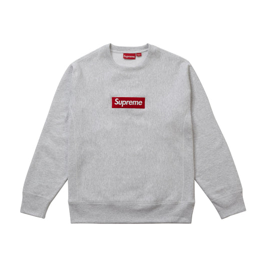 Supreme Box Logo Crewneck Ash Grey (FW18)