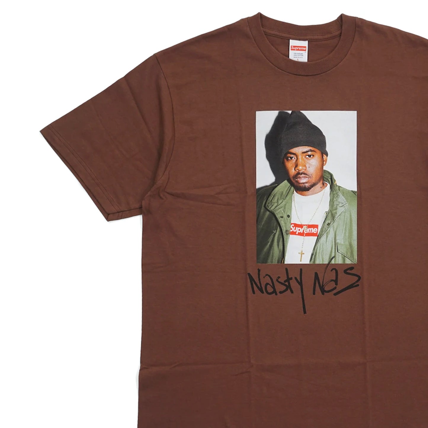 Supreme Nas Tee Brown (FW17)