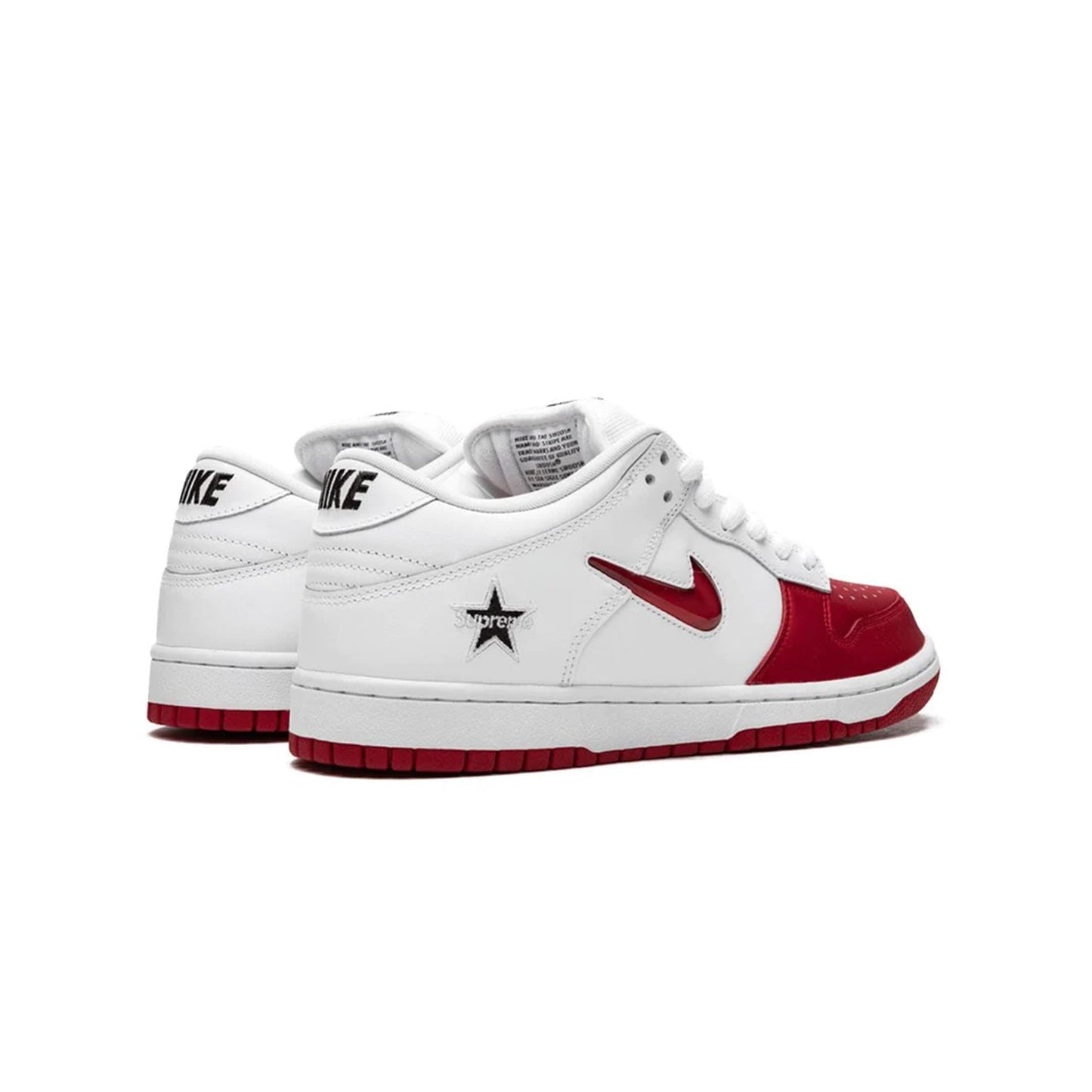 Nike SB Dunk Low Supreme Jewel Swoosh Red