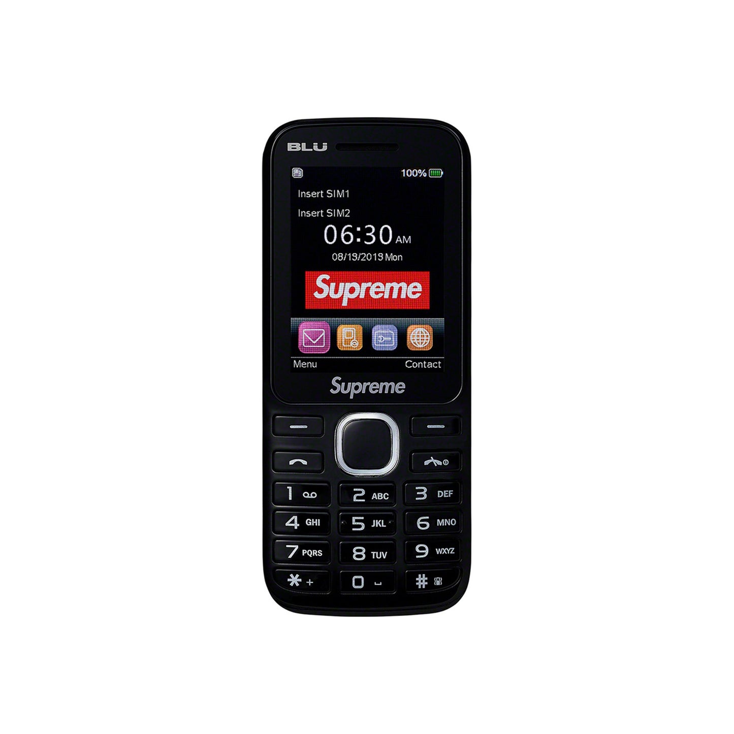Supreme BLU Burner Phone Black (FW19)
