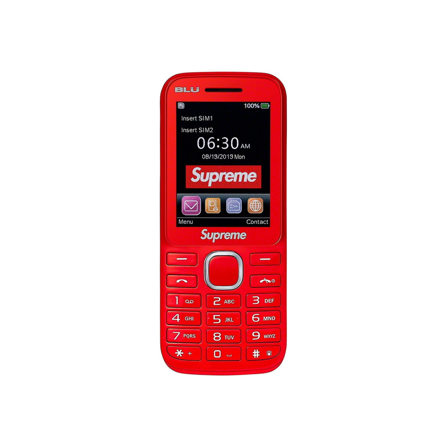 Supreme BLU Burner Phone Red (FW19)