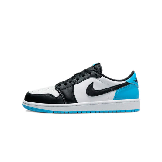 Jordan 1 Low Black Dark Powder Blue (W)