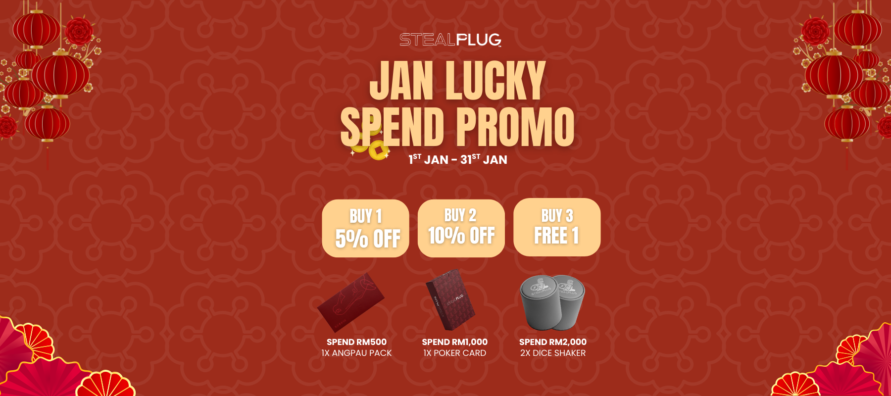 BUY 3 FREE 1🔥 – STEALPLUG KL