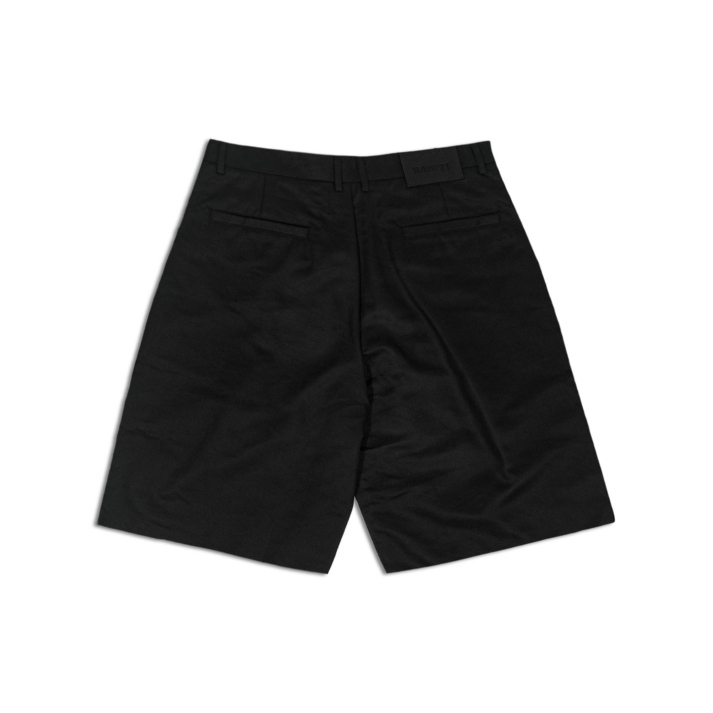 RAW/21 Linear Wide Jorts Black (SS26)