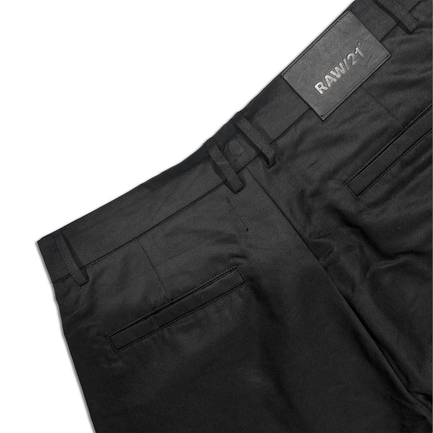 RAW/21 Linear Wide Jorts Black (SS26)
