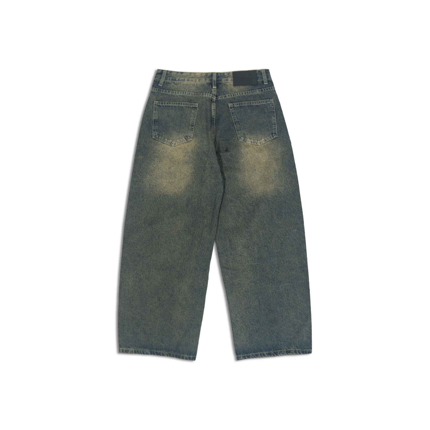 RAW/21 Seluar Jeans Potongan Lurus Lebar Biru Vintage (SS26)