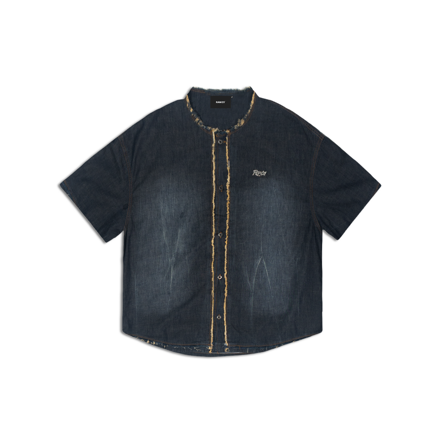 RAW/21 Alloy Short Sleeve Crew Neck Shirt Blue (SS26)