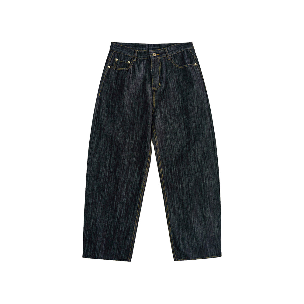 RAW/21 Aero-Form Wide Straight Cut Jeans Black (SS26)