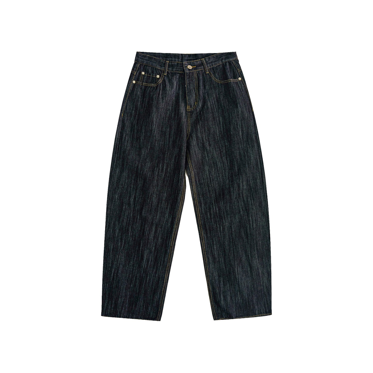 RAW/21 Aero-Form Wide Straight Cut Jeans Black (SS26)