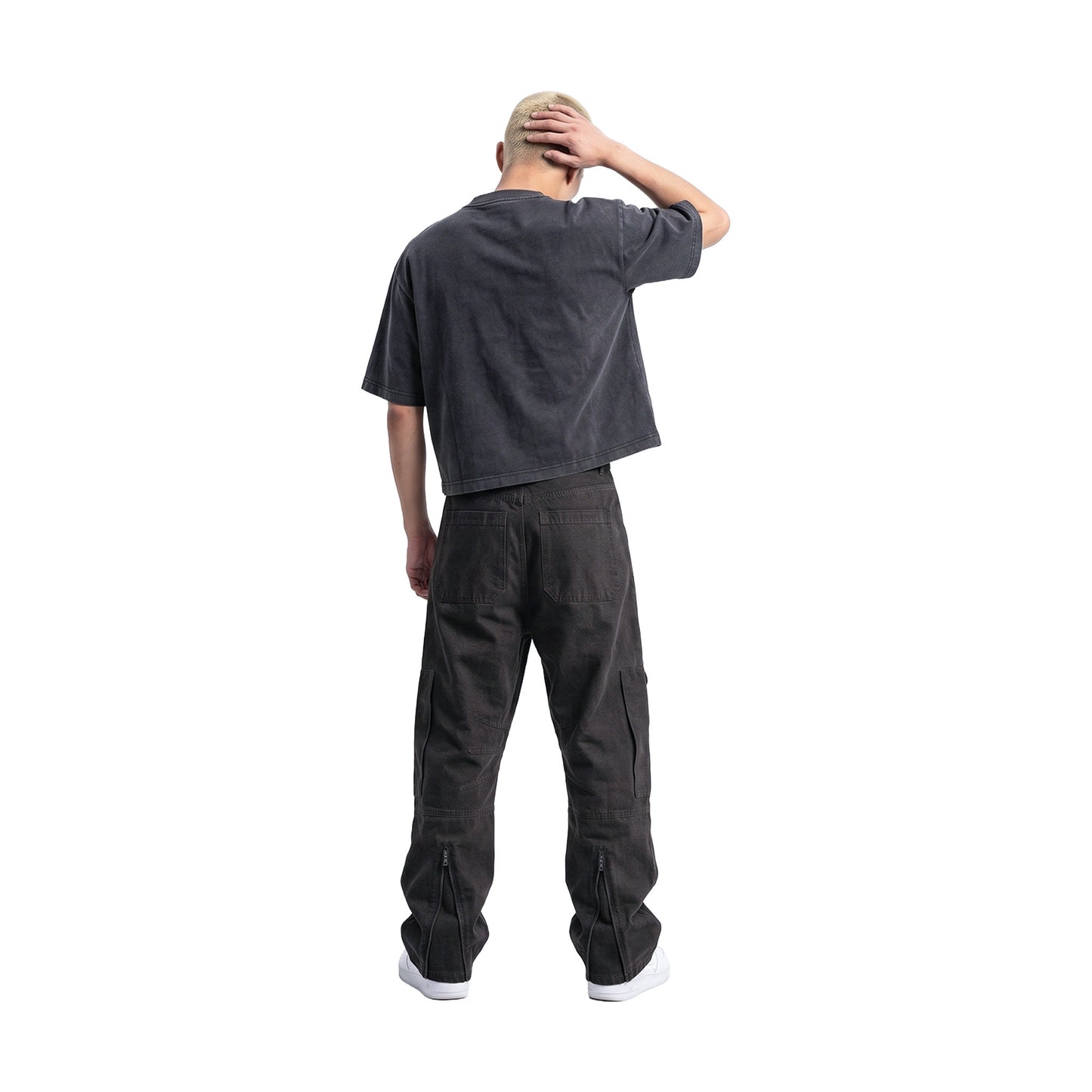 RAW/21 Flux Curved Trousers Ash Grey (SS26)