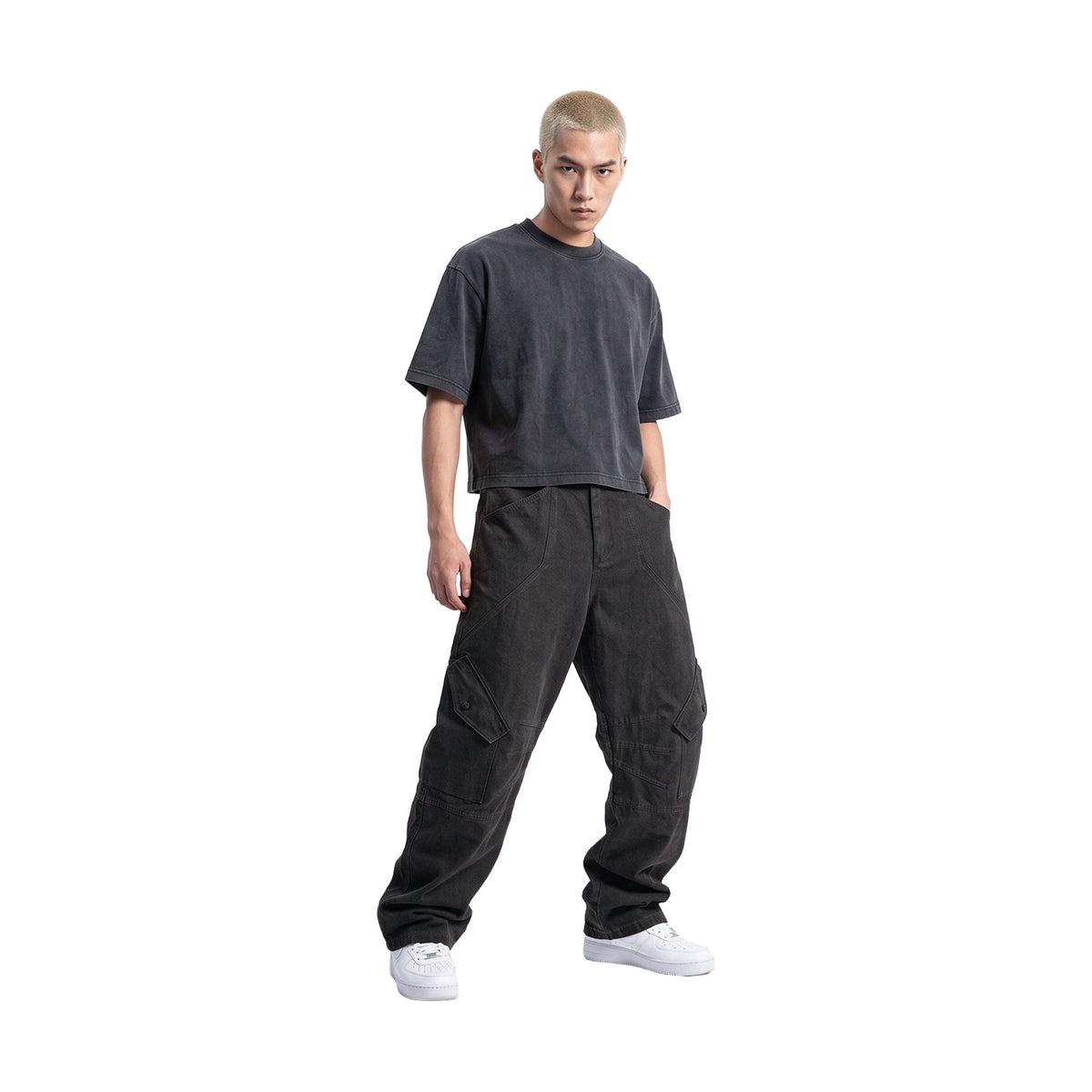 RAW/21 Flux Curved Trousers Ash Grey (SS26)