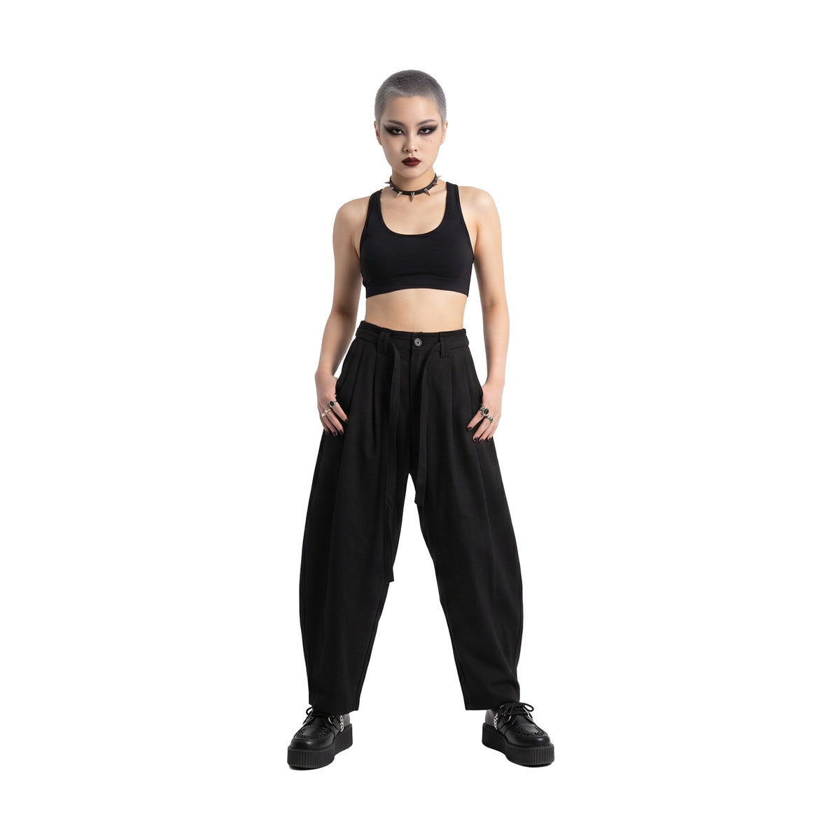 RAW/21 Cobaltero Curved Tailored Trousers Black (SS26)