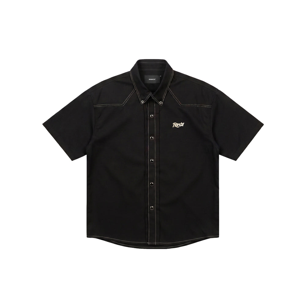 RAW/21 Bit-Perfect Short Sleeve Shirt Black (SS26)
