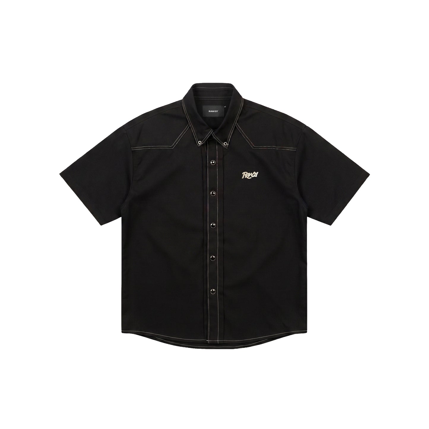RAW/21 Bit-Perfect Short Sleeve Shirt Black (SS26)