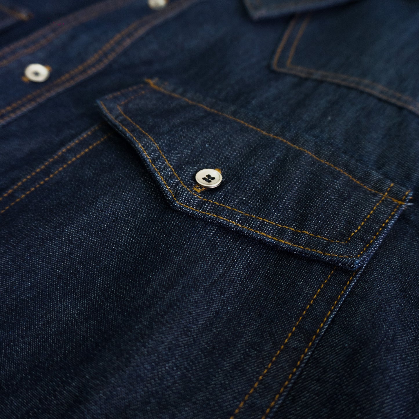 RAW/21 Accent Short Sleeve Shirt Denim Blue (SS26)