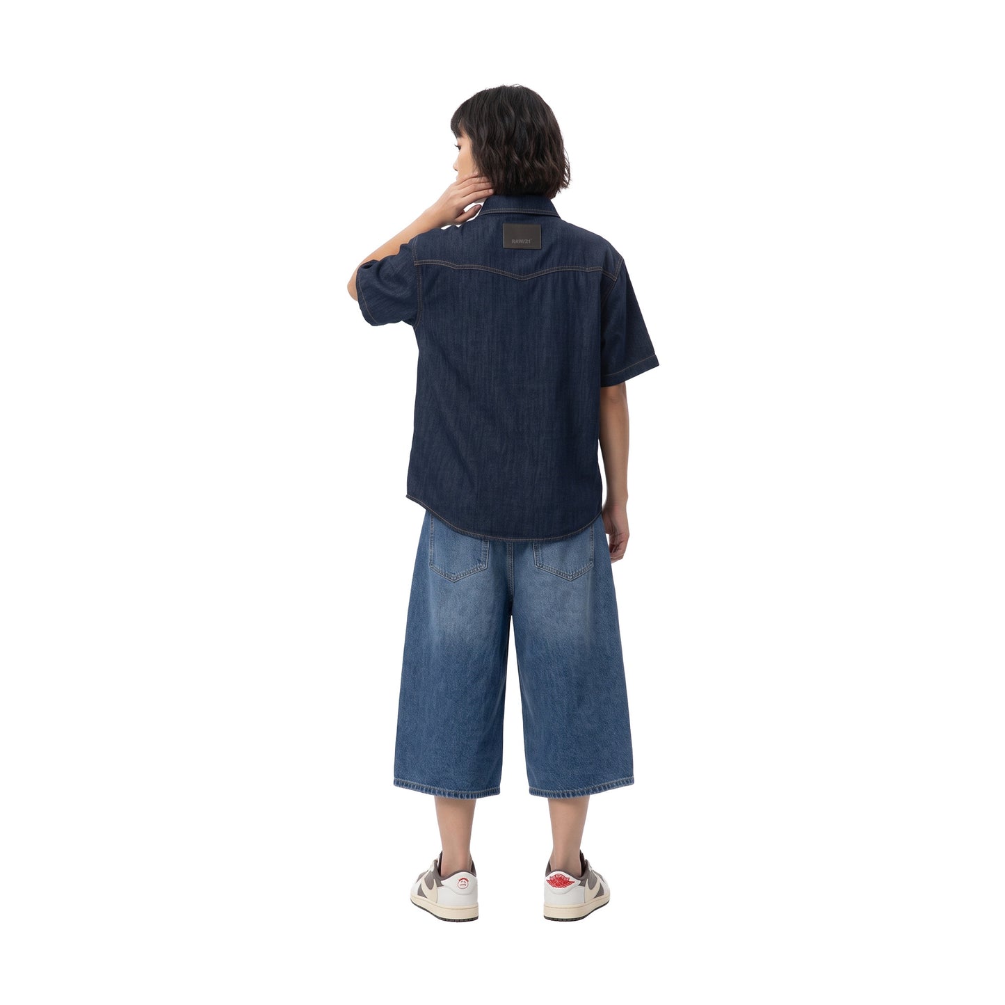 RAW/21 Accent Short Sleeve Shirt Denim Blue (SS26)