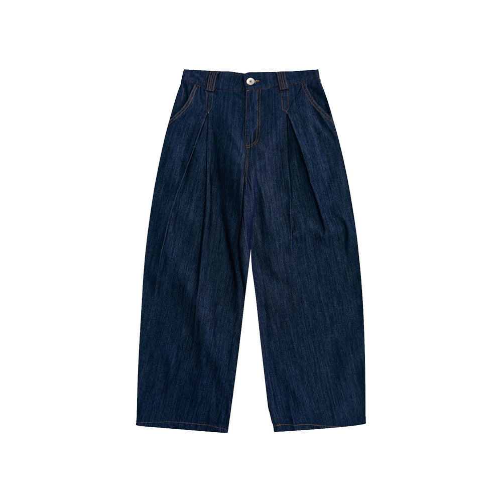 RAW/21 Accent Wide Leg Jeans Dark Blue (SS26)