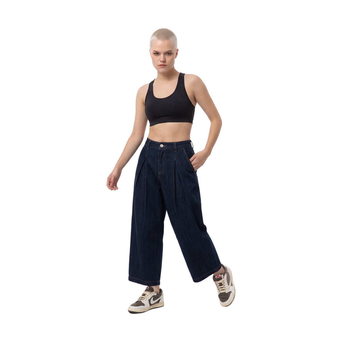 RAW/21 Accent Wide Leg Jeans Dark Blue (SS26)