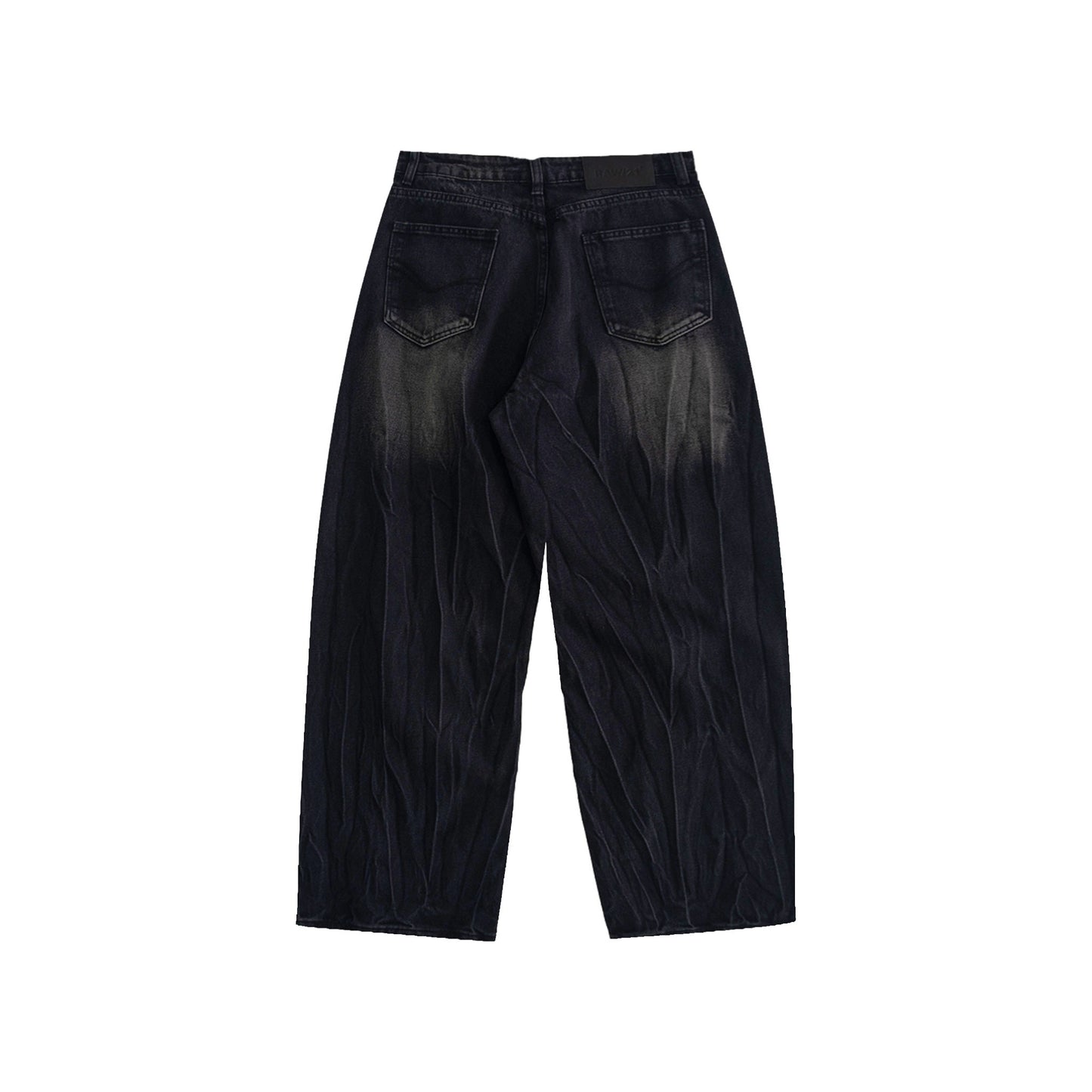 RAW/21 Strata Washed Wide Leg Jeans Black (SS26)