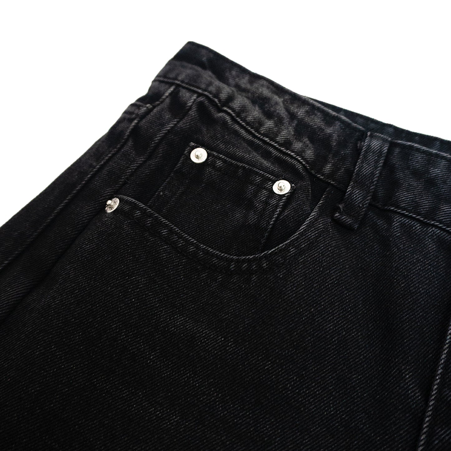 RAW/21 Strata Washed Wide Leg Jeans Black (SS26)