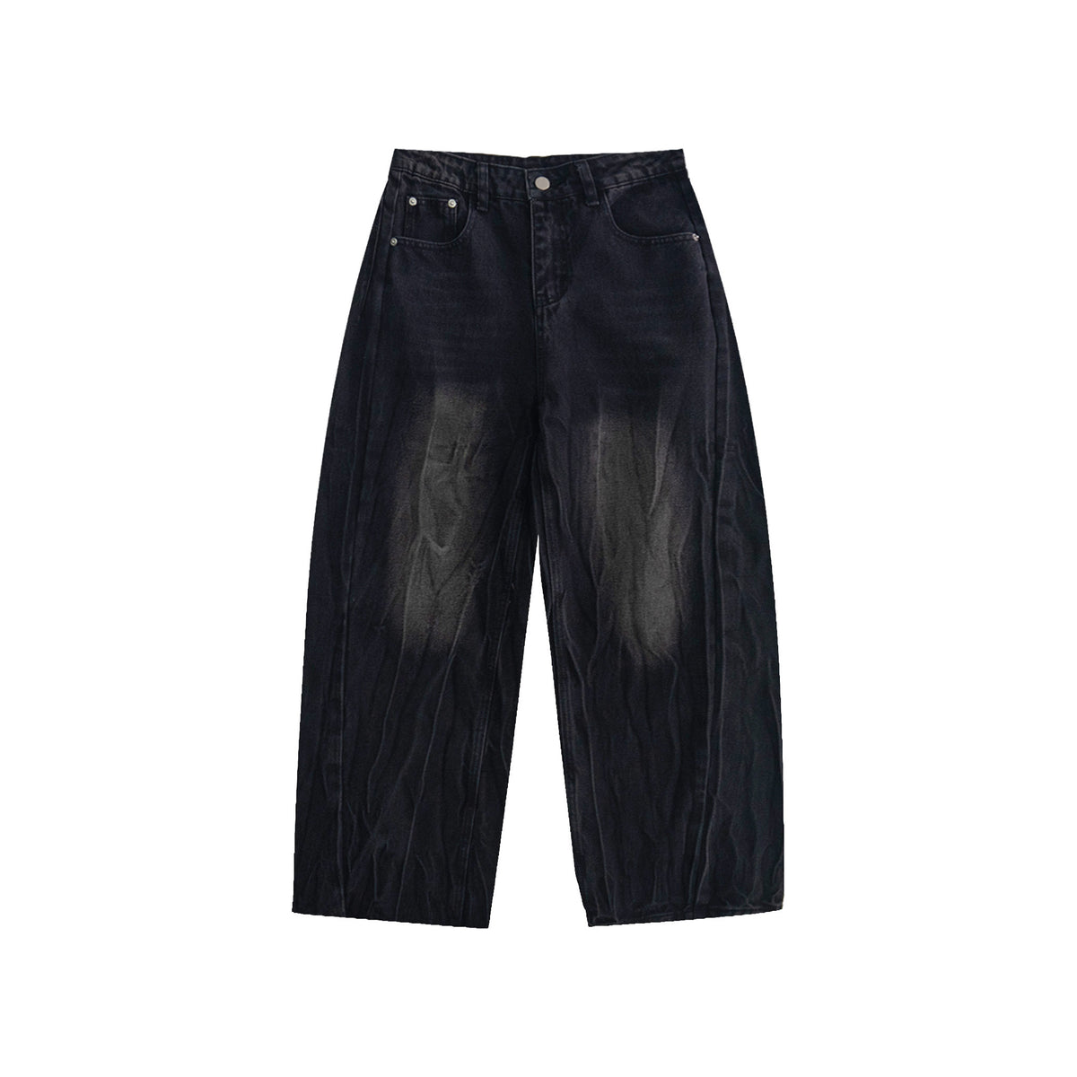 RAW/21 Strata Washed Wide Leg Jeans Black (SS26)