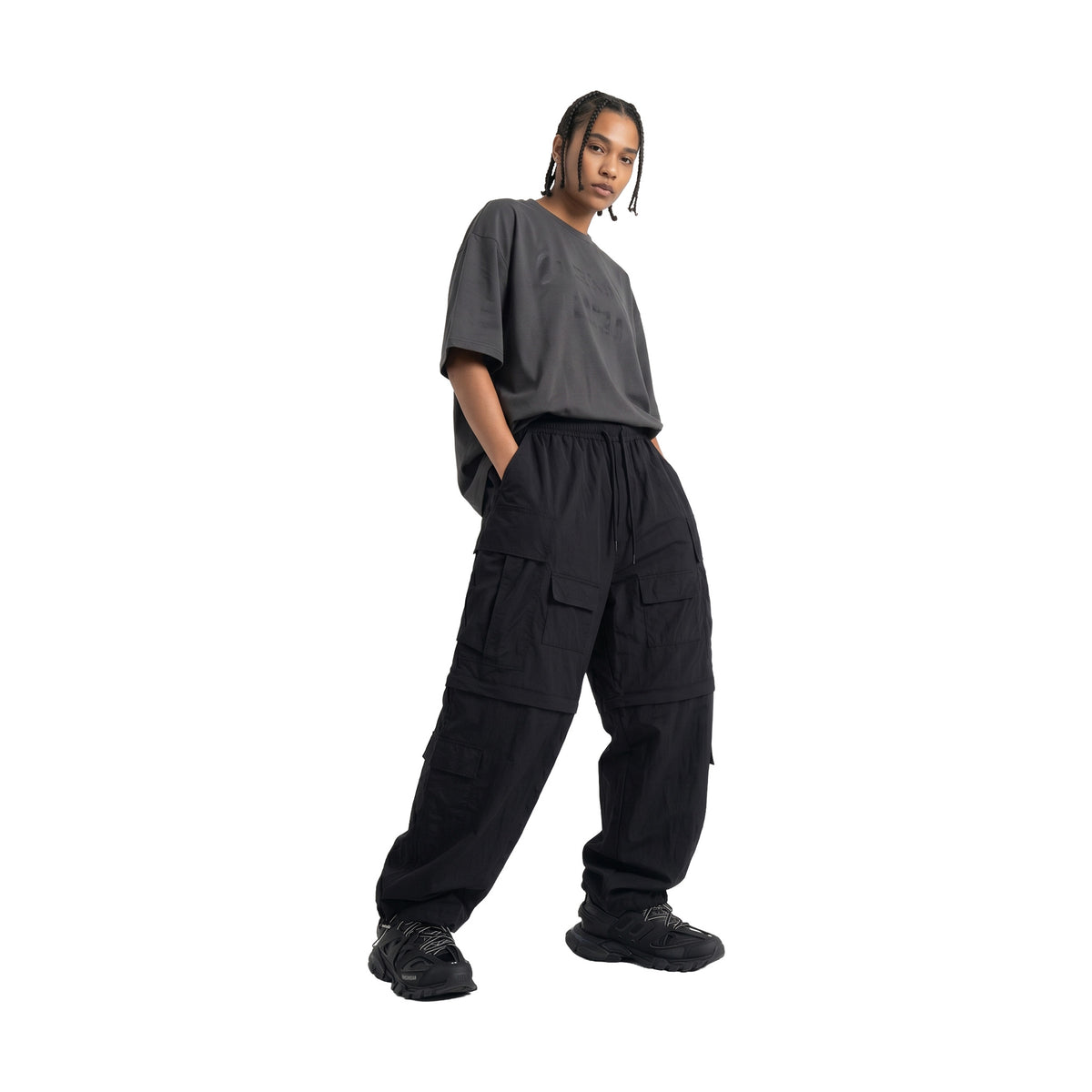 RAW/21 Tectical Wide Trousers Black (SS26)