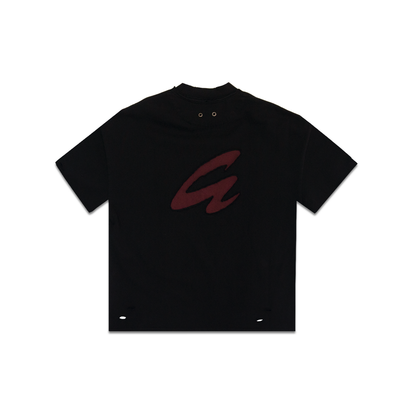 RAW/21 Crestline Oversized Tee Washed Black/Red (SS26)