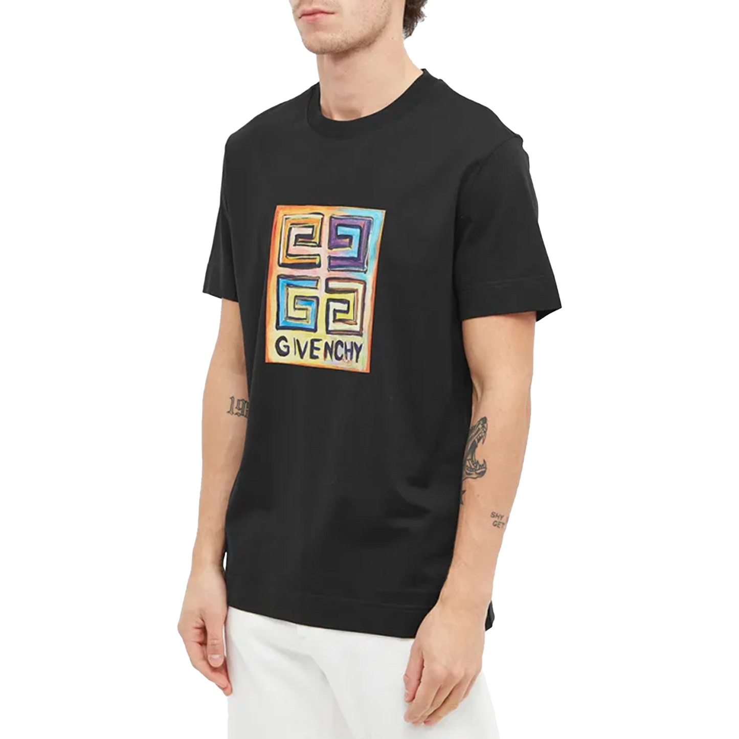 Givenchy 4G Sketch Print Tee Black (Slim Fit)