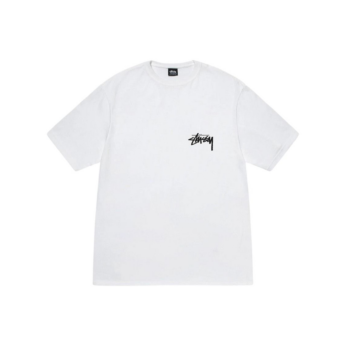 Stüssy Burning Stock Tee White – STEALPLUG KL