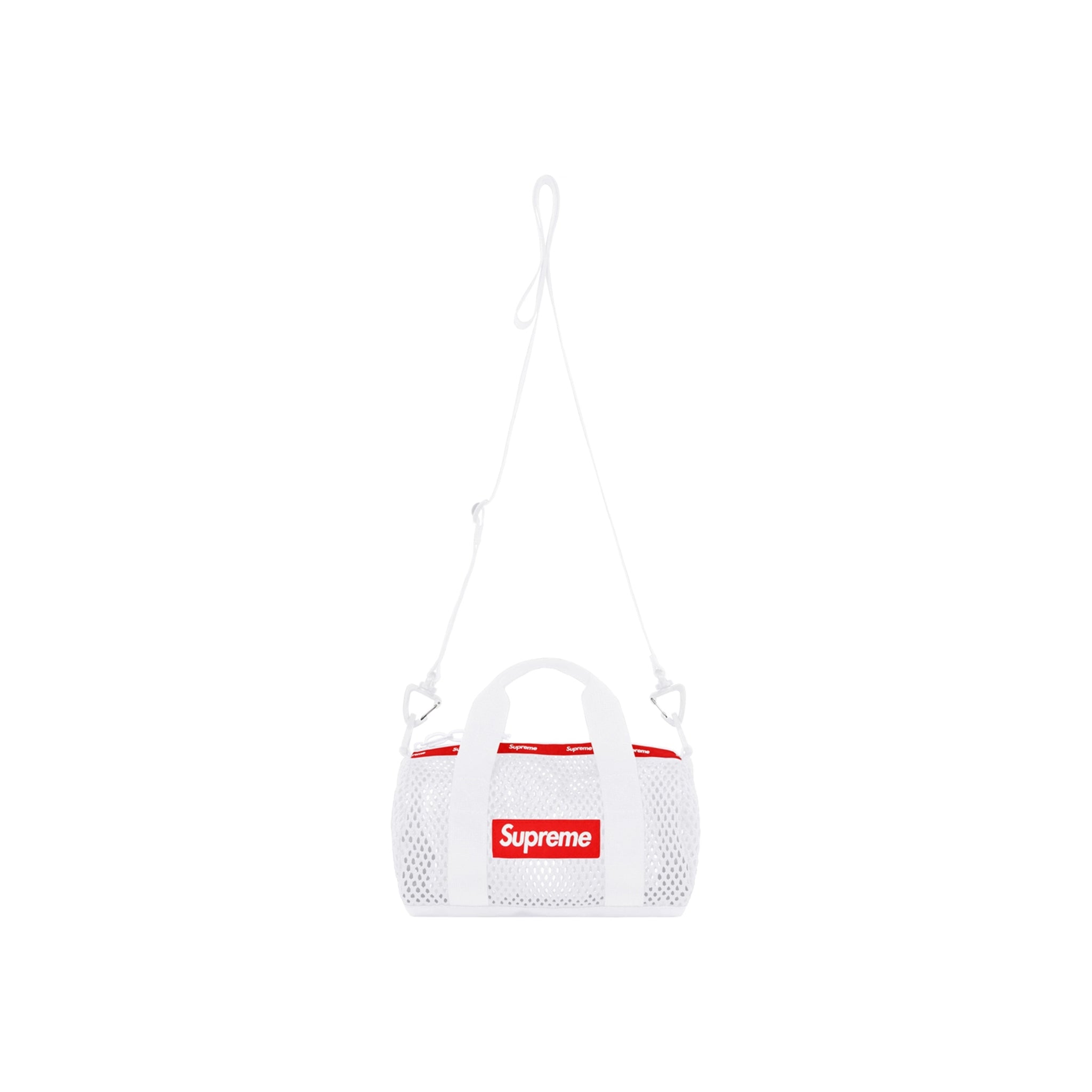 Supreme Mesh Mini Duffle Bag Whitesupreme