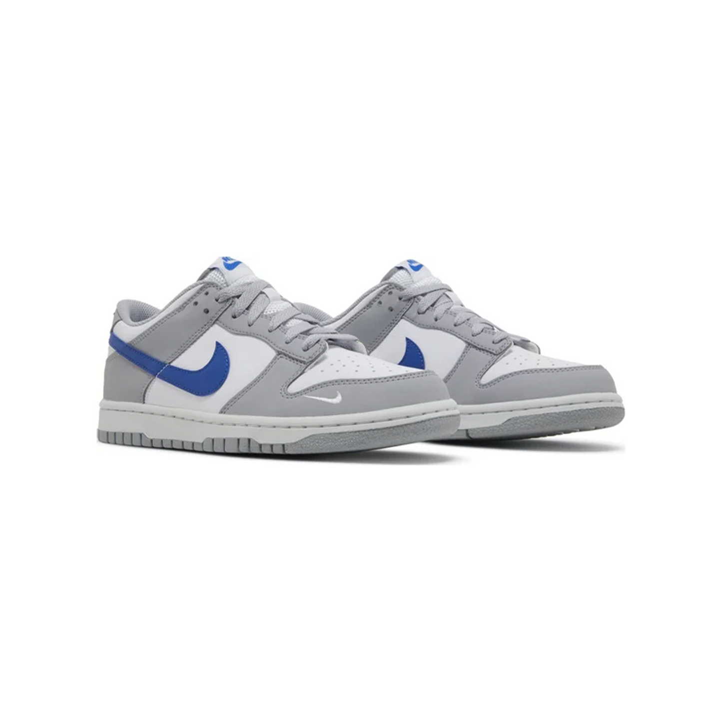 Nike Dunk Low Mini Swoosh Wolf Grey Game Royal (GS)