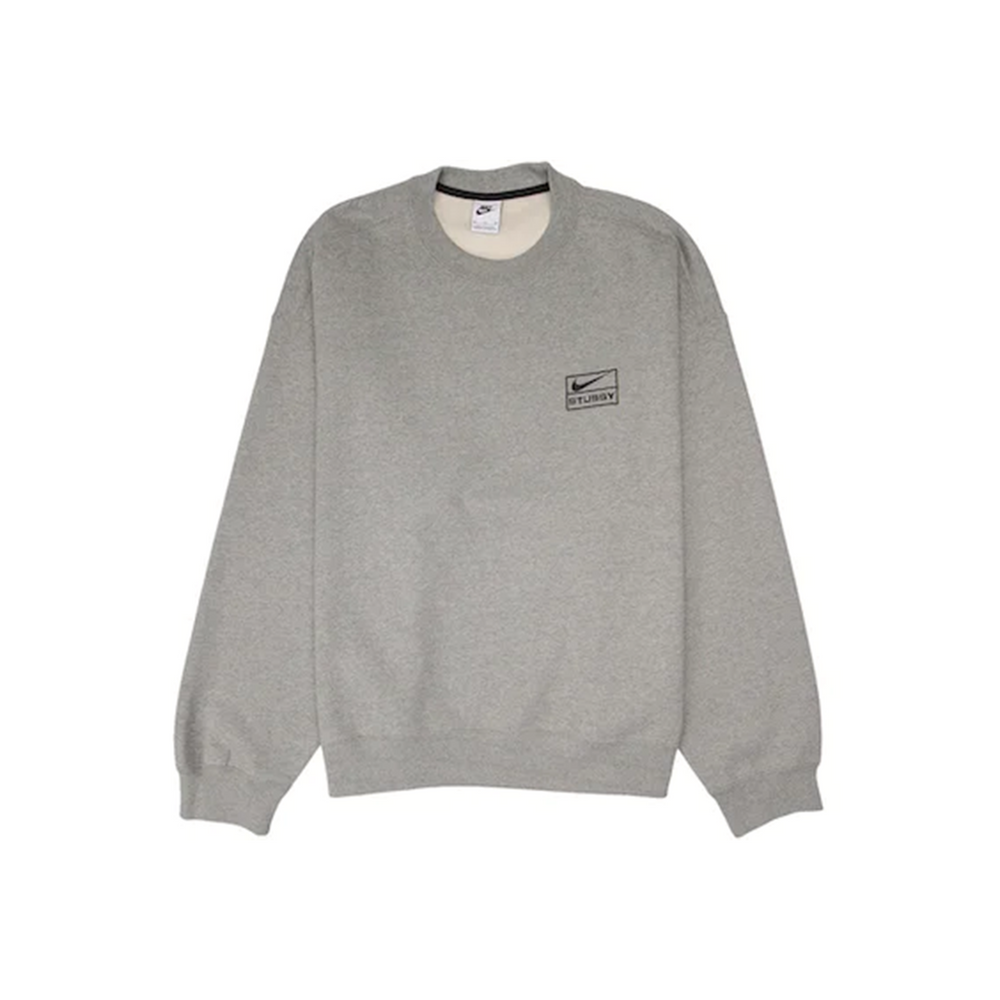 Nike x Stussy Crew Fleece Grey