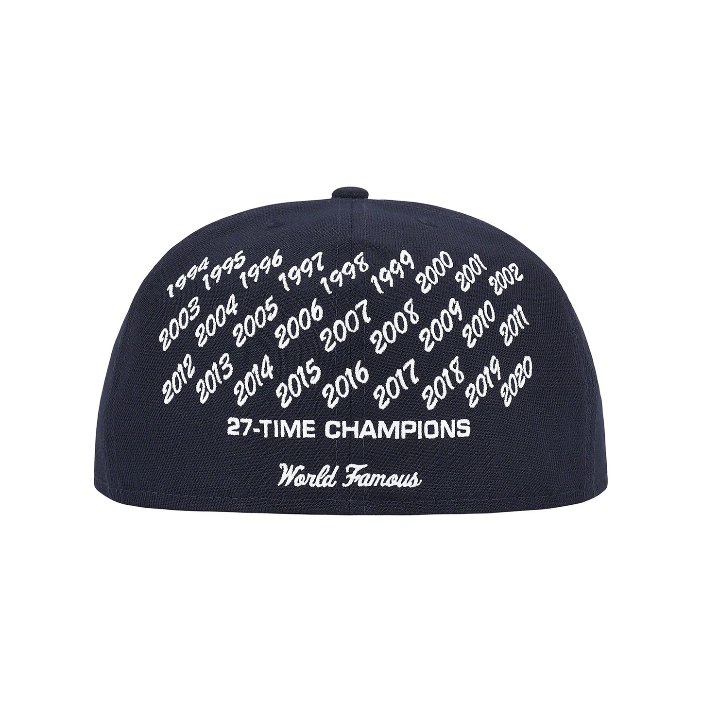 Supreme Champions Box Logo New Era Cap Navy (SS21)