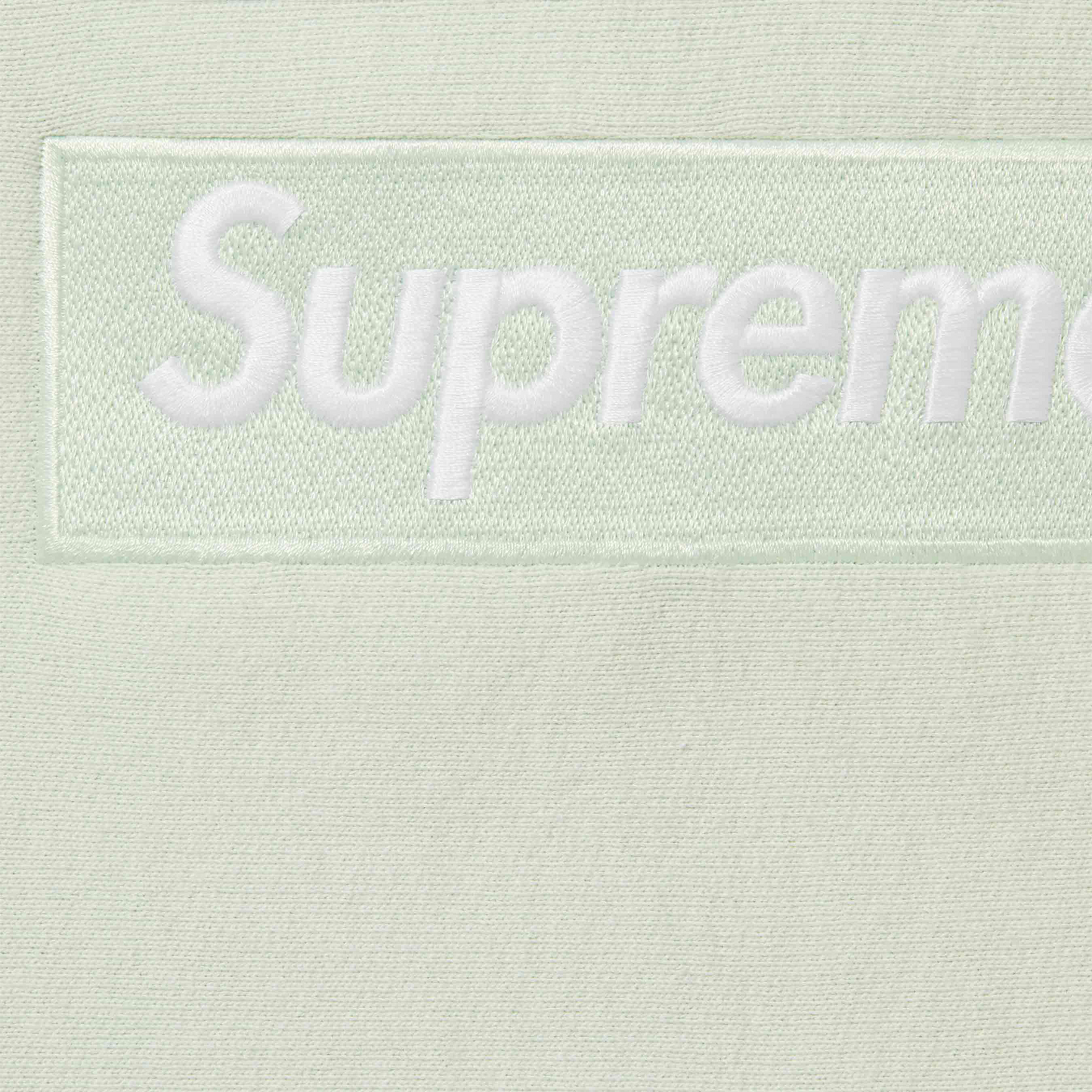 Supreme Box Logo Hooded Sweatshirt Light Green (FW23)