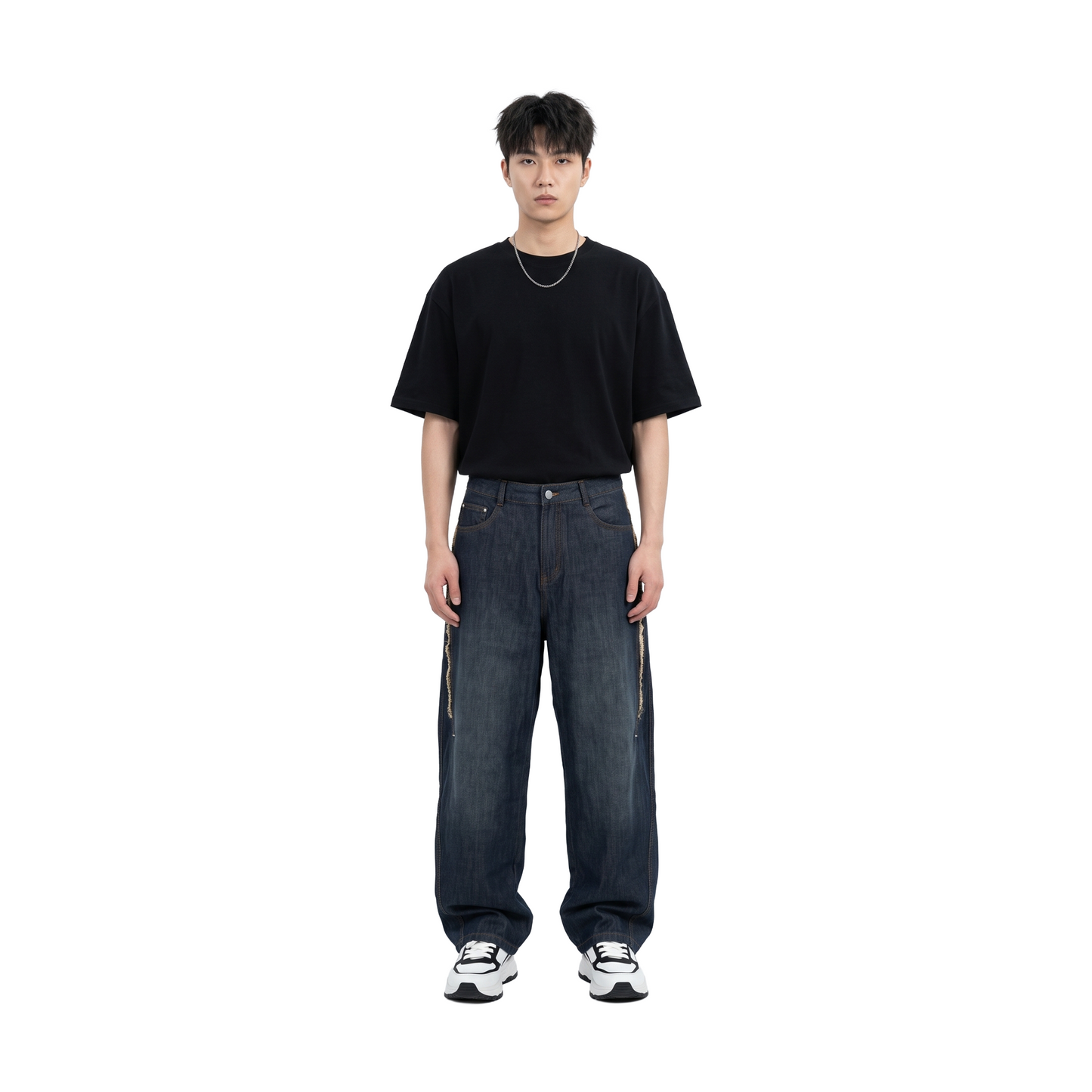 RAW/21 Alloy Wide Leg Trousers Blue (SS26)