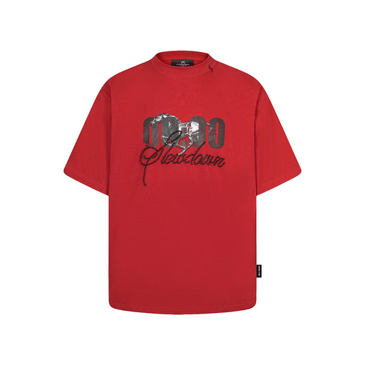 SLOWDOWN Gallop Restart Tee Red (SS26)