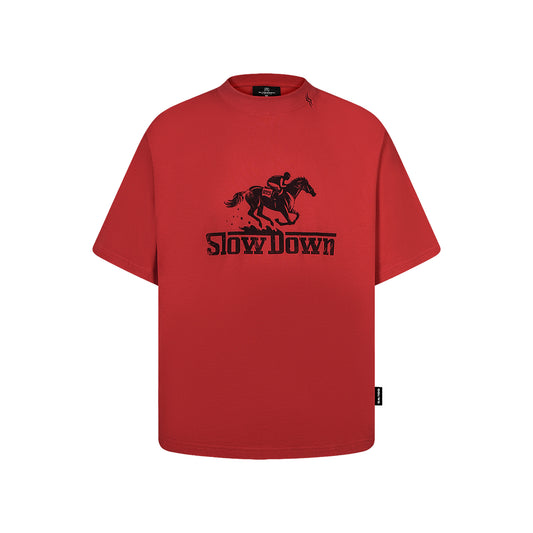 SLOWDOWN Rari Tee Red (SS26)