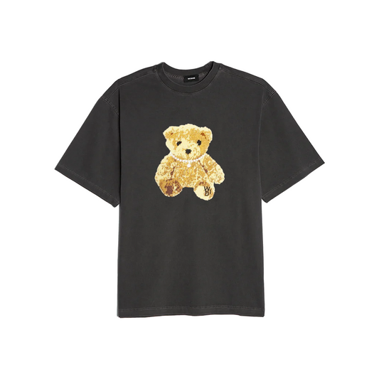 We11done Embroidered Teddy Tee Charcoal
