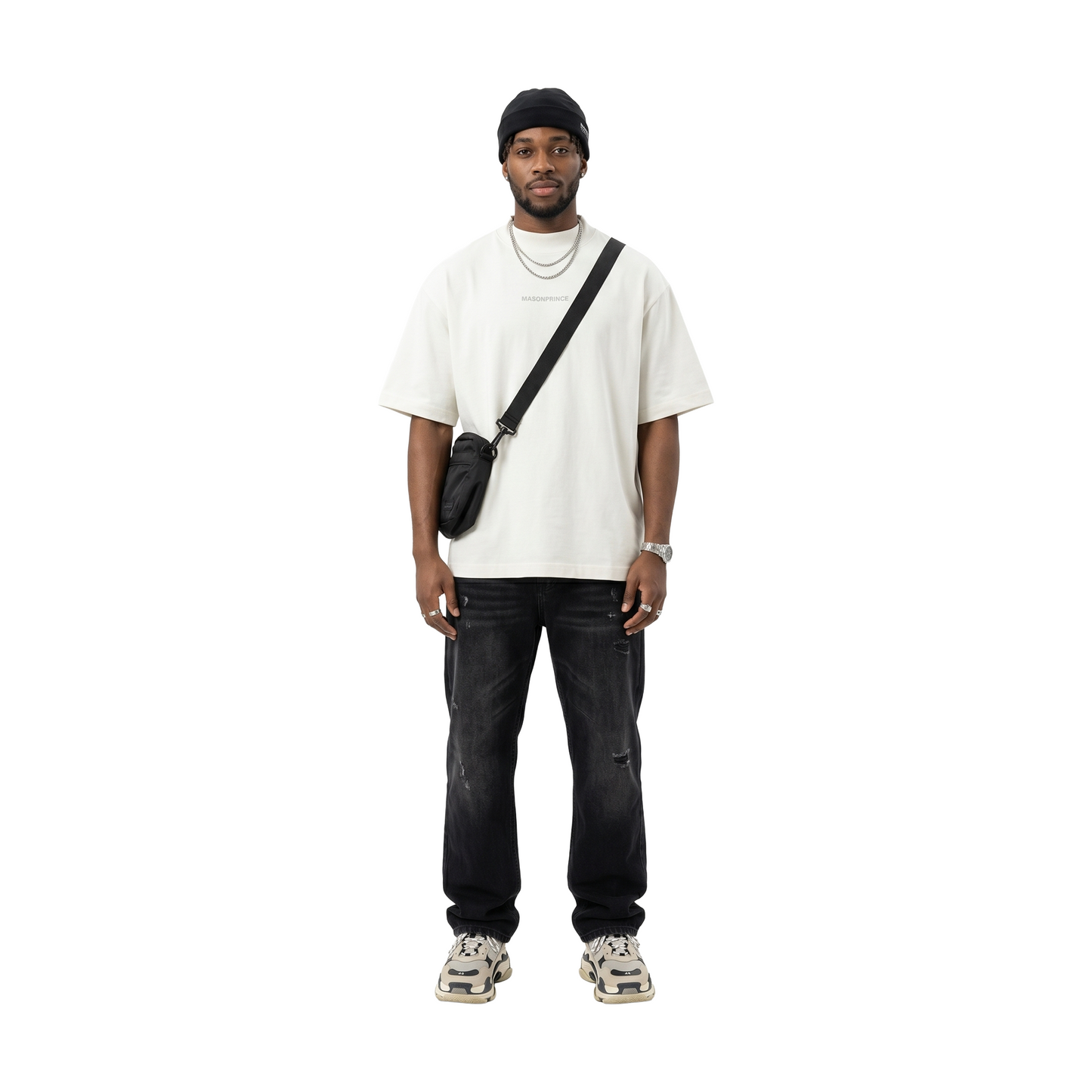 MASONPRINCE 3M Reflective Tee White (FW24)