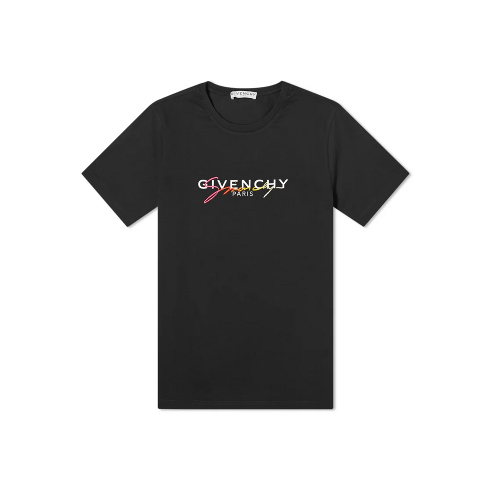 Givenchy Rainbow Signature Logo Tee Rainbow (Regular Fit)