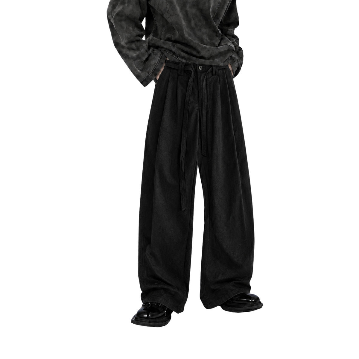 RAW/21 Cobaltero Curved Tailored Trousers Black (SS26)