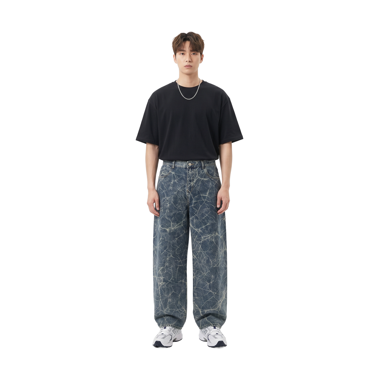 RAW/21 Metaline Ballon Wide Jeans Blue (SS26)