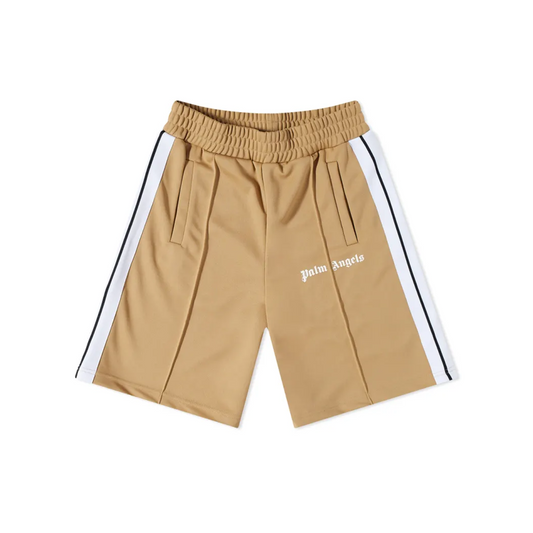 Palm Angels Track Shorts Beige