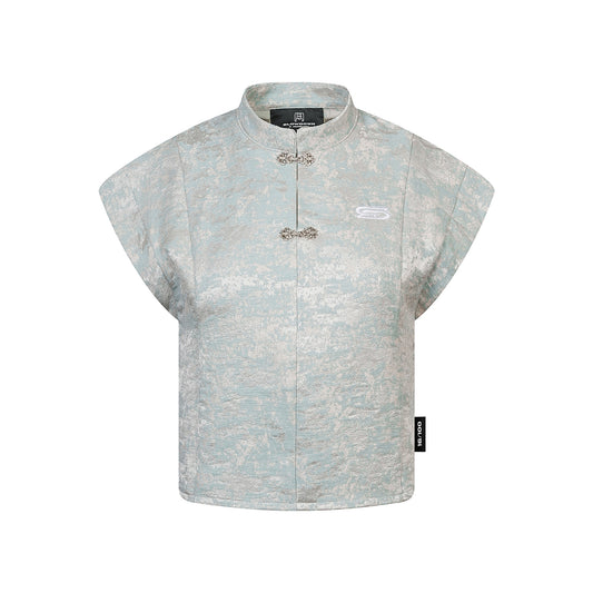 SLOWDOWN Equine Tang Top Light Blue (SS26)