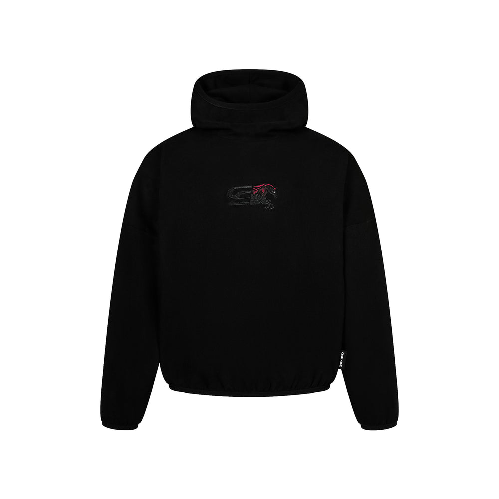 SLOWDOWN Logo Merge Hoodie Black (SS26)