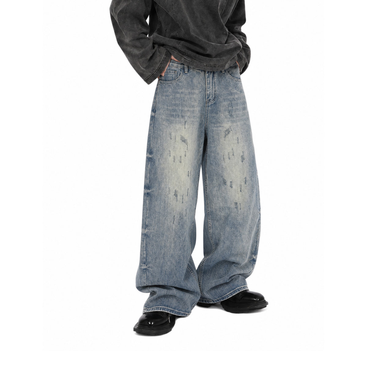 RAW/21 Washed Slub Denim Pants Blue (SS26)